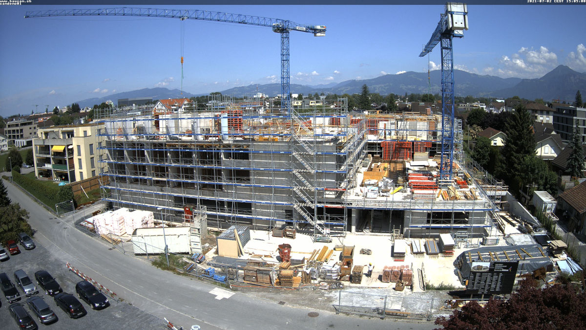 Demo-Livebild unserer Baustellenkamera