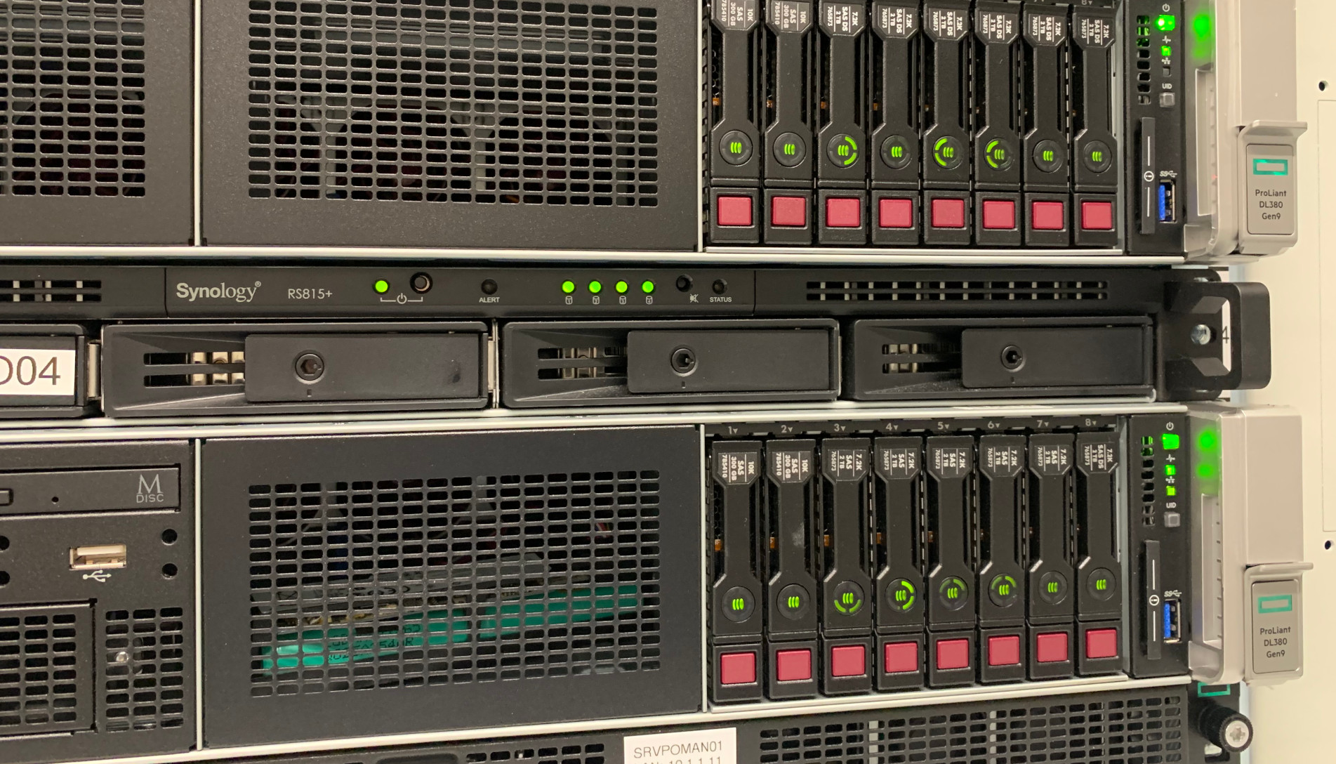 Unsere Server im Rechenzentrum in Gais AR