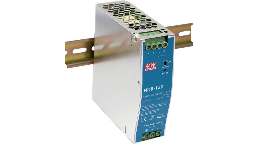 Mean Well NDR-120-12 Hutschienen-Netzteil Mean Well NDR-120-12 Hutschienen-Netzteil