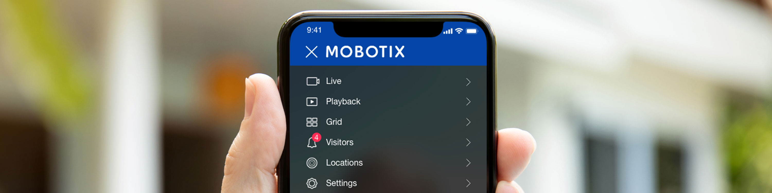 Mobiler Zugang zu den Kameras