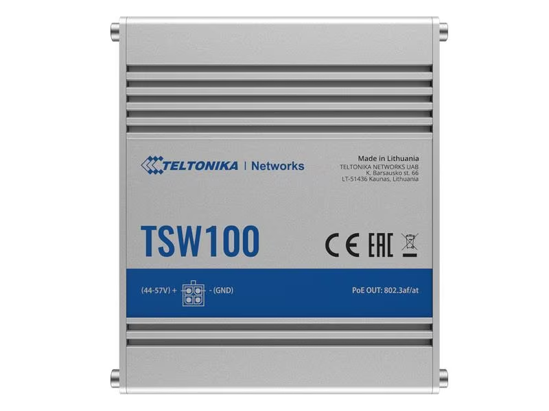 Teltonika Rail PoE+ Switch TSW100 5 Port