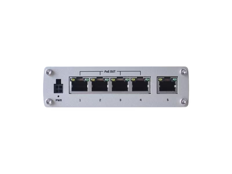 Teltonika Rail PoE+ Switch TSW100 5 Port